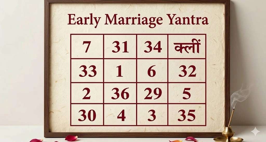 EARLY MARRIAGE YANTRA